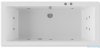 Riho Lugo 190x80cm wanna prostokątna z hydromasażem Pneumatic prawa + nogi + syfon BT04-PNE-P